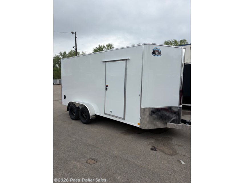 New 2026 R&M Trailer Mfg 7x16 TAS WHITE 7' TALL available in Omaha, Nebraska