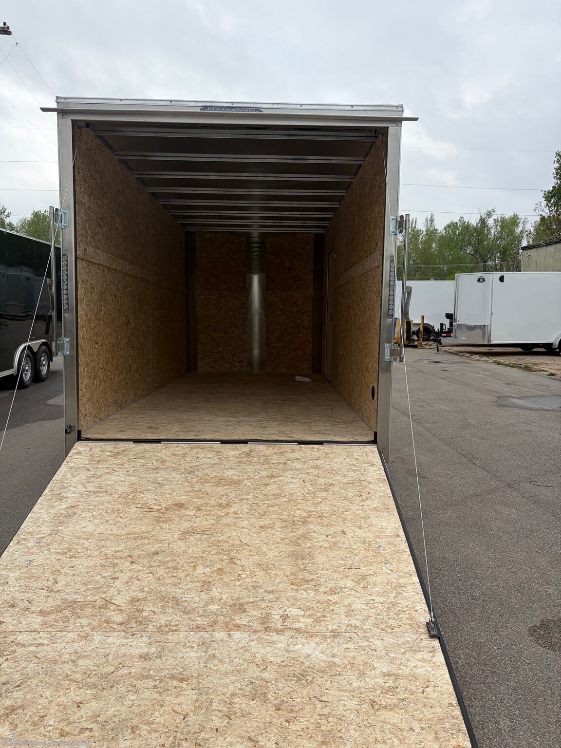 New 2026 R&M Trailer Mfg 7x16 TAS WHITE 7' TALL available in Omaha, Nebraska