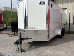 New 2027 R&M Trailer Mfg 7x16+v-nose (9990 GVWR, E-TRACK) available in Omaha, Nebraska