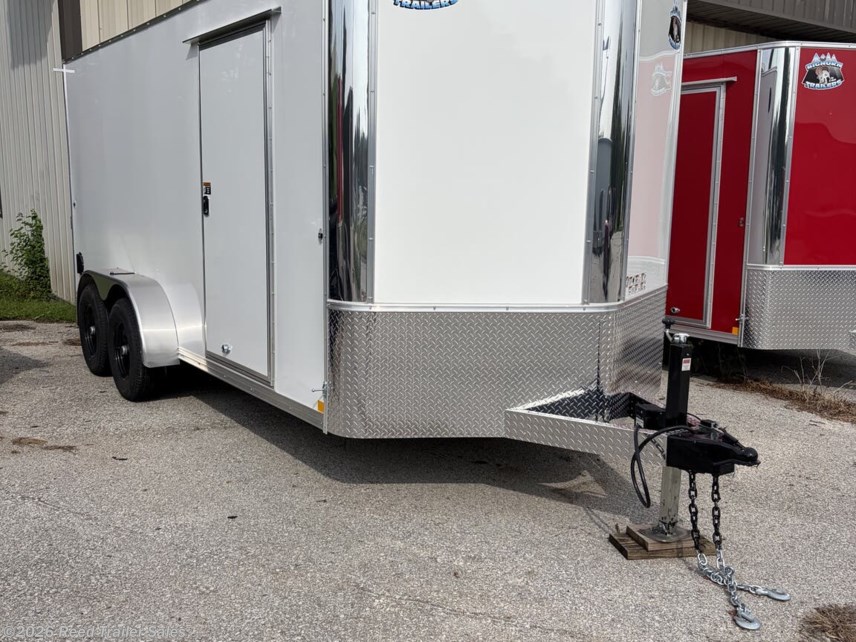New 2027 R&M Trailer Mfg 7x16+v-nose (9990 GVWR, E-TRACK) available in Omaha, Nebraska