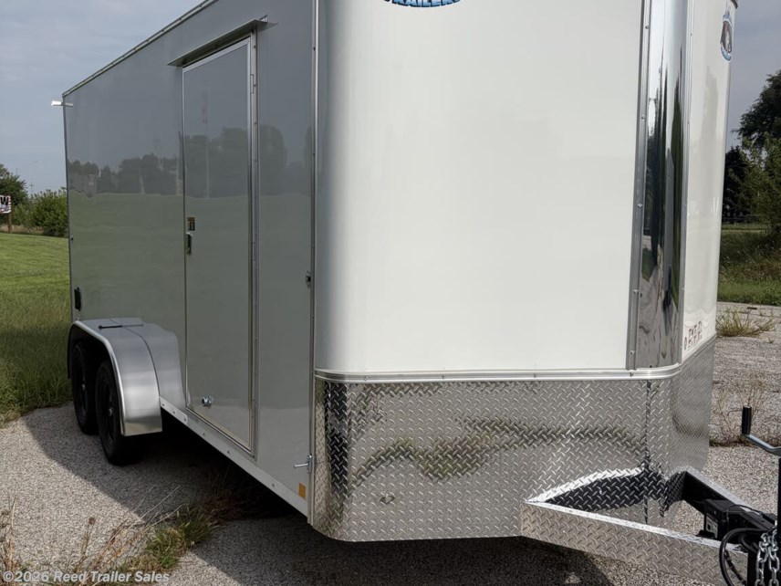 New 2027 R&M Trailer Mfg 7x16 TAS white Barn Doors available in Omaha, Nebraska