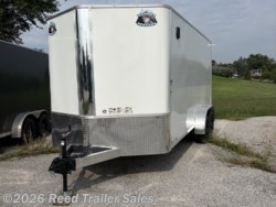 2027 7x16 TAS white Barn Doors by R&M Trailer Mfg from Reed Trailer Sales in Omaha, Nebraska