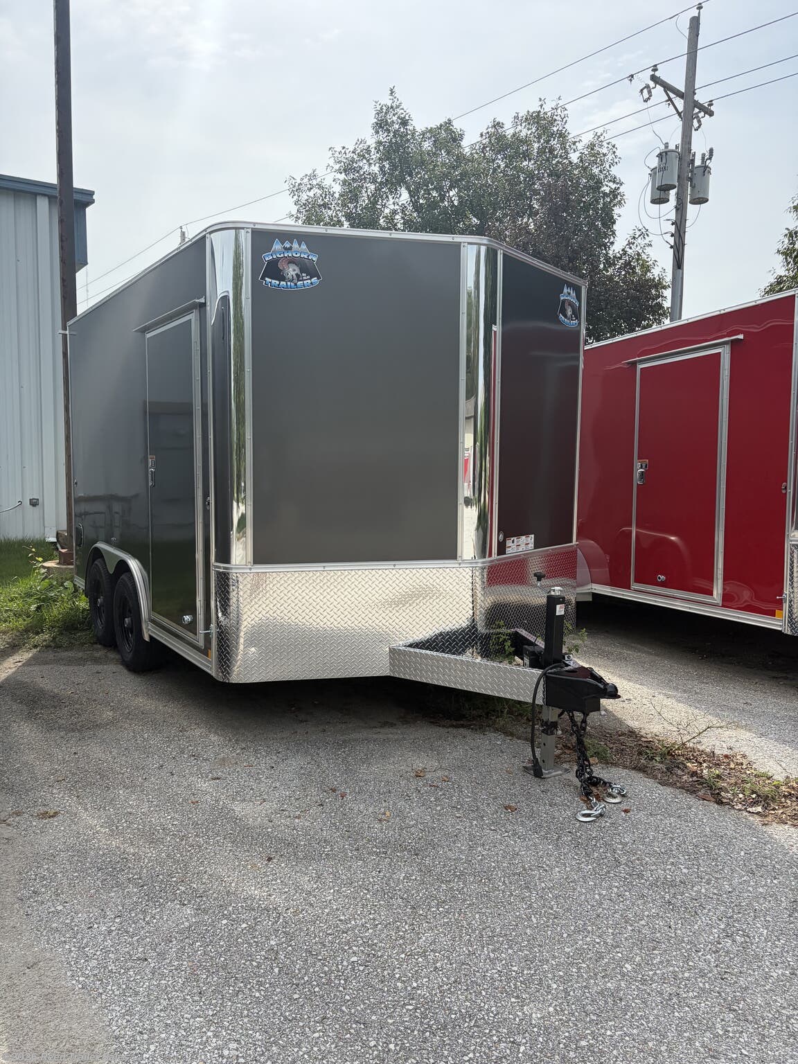 2027 R&M Trailer Mfg 8.5x12 v-nose 10k 7' tall