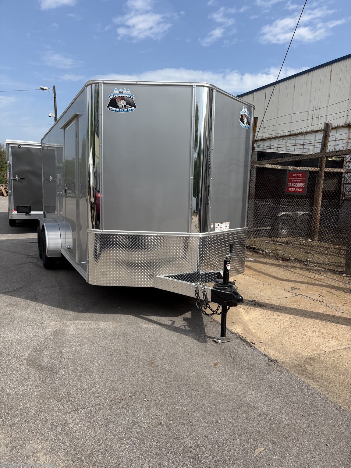 2027 R&M Trailer Mfg 7x16+v-nose TAC HAIL SIL