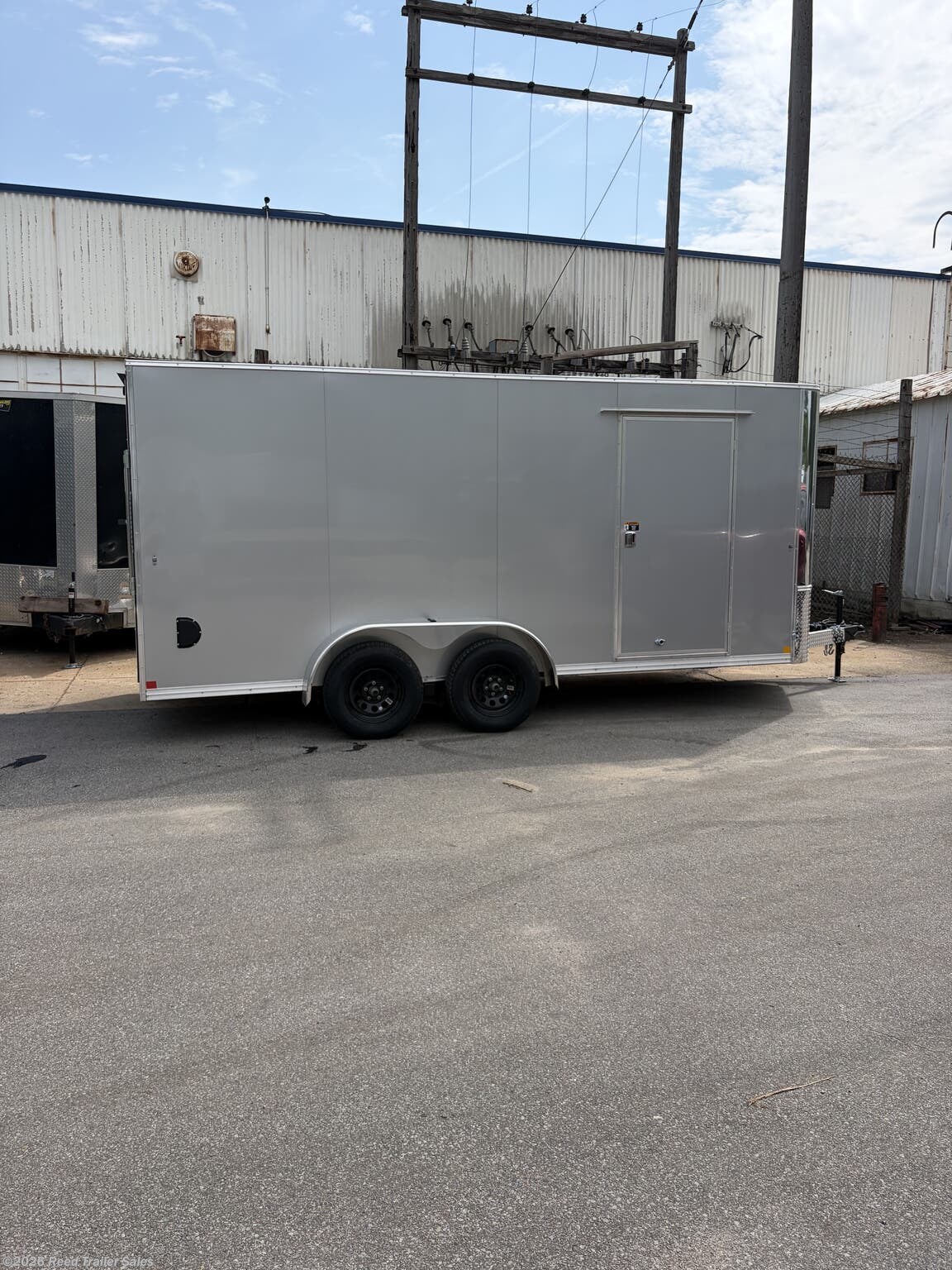 2027 R&M Trailer Mfg 7x16+v-nose TAC HAIL SIL - New Cargo Trailer for sale by Reed Trailer Sales in Omaha, Nebraska