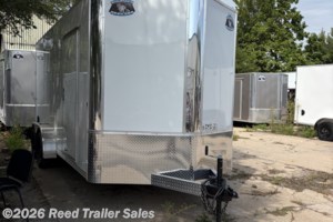 2027 R&M Trailer Mfg 7x16+v-nose 7' TALL TAC HAIL WHT