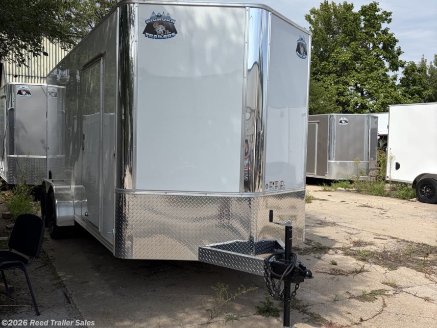 New 2027 R&M Trailer Mfg 7x16+v-nose 7' TALL TAC HAIL WHT available in Omaha, Nebraska