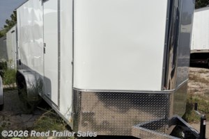 2027 R&M Trailer Mfg 7x16 TAS white (hail)