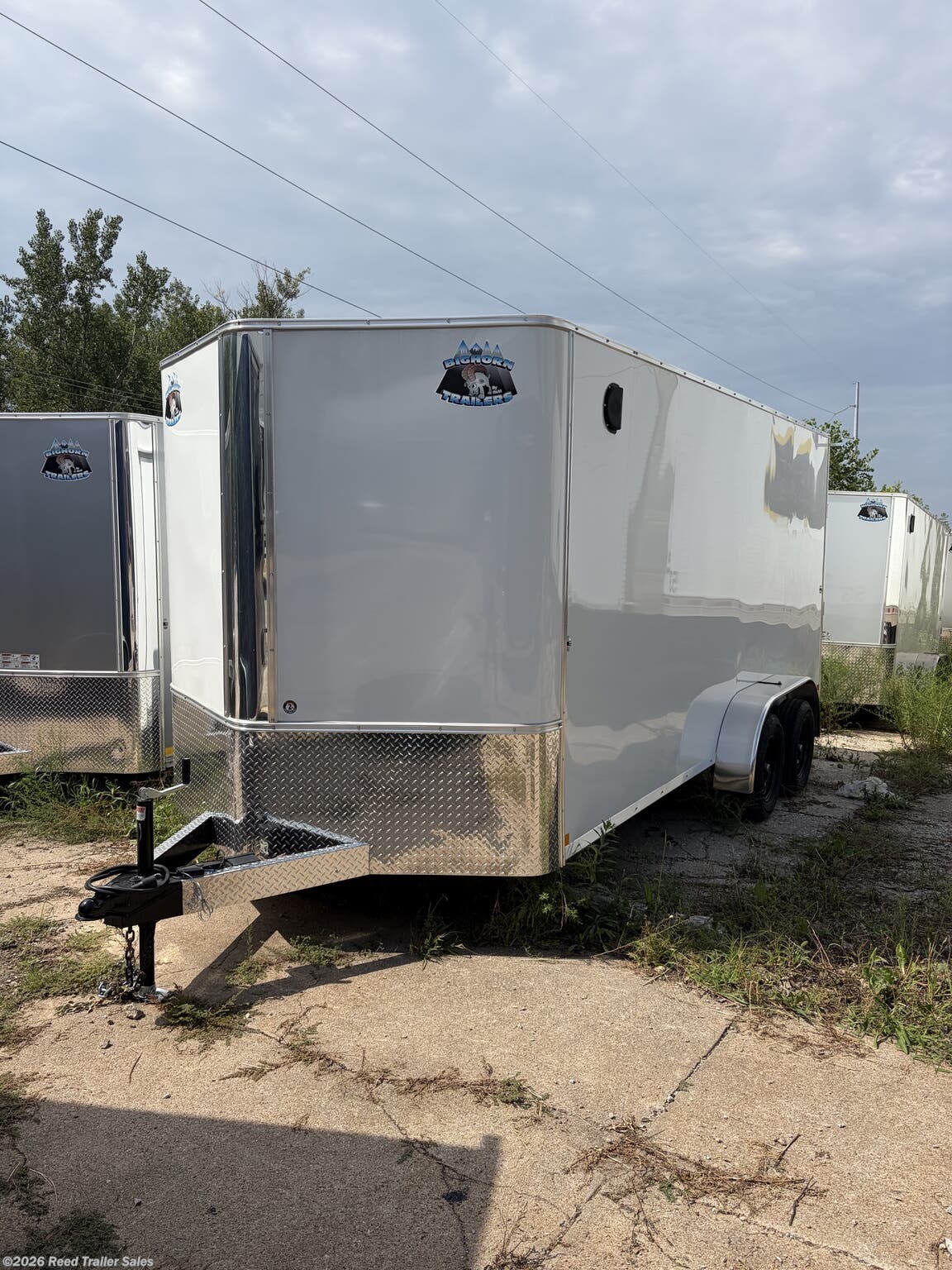 2027 R&M Trailer Mfg 7x16 TAS white (hail) - New Cargo Trailer for sale by Reed Trailer Sales in Omaha, Nebraska