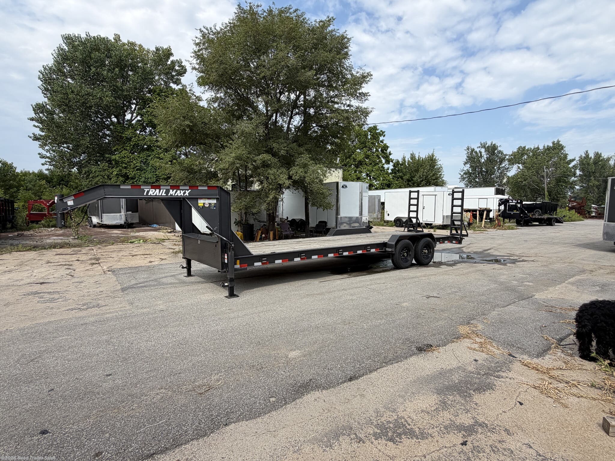New 2025 TrailMax 101x26' 14k gooseneck flatbed available in Omaha, Nebraska