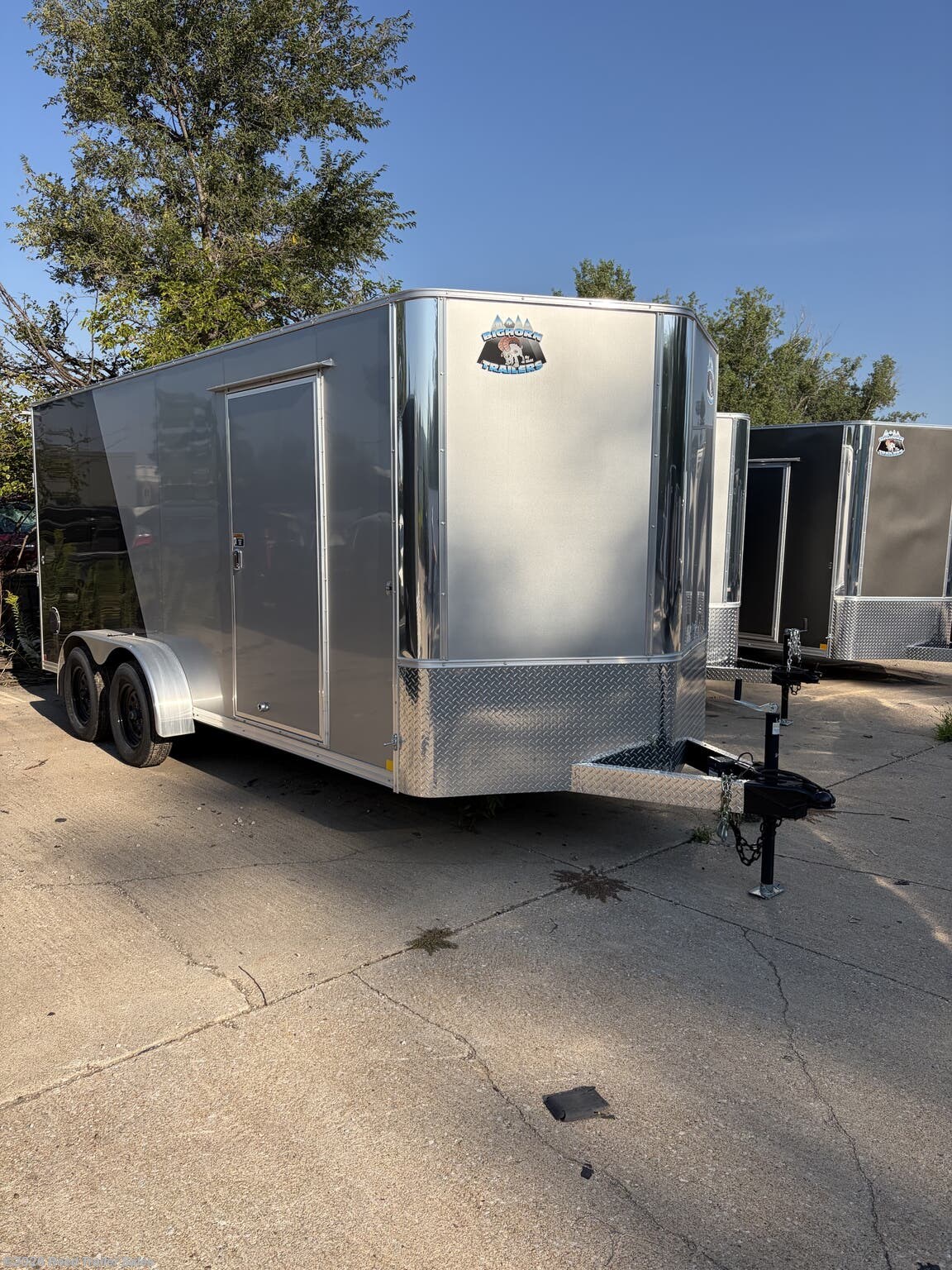 2027 R&M Trailer Mfg 7x16+v-nose TAC (TWO-TONE)