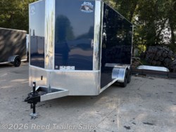 2027 R&M Trailer Mfg 7x16+v-nose (blue, 7' tall) - New Cargo Trailer for sale by Reed Trailer Sales in Omaha, Nebraska
