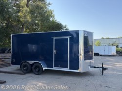 New 2027 R&M Trailer Mfg 7x16+v-nose (blue, 7' tall) available in Omaha, Nebraska