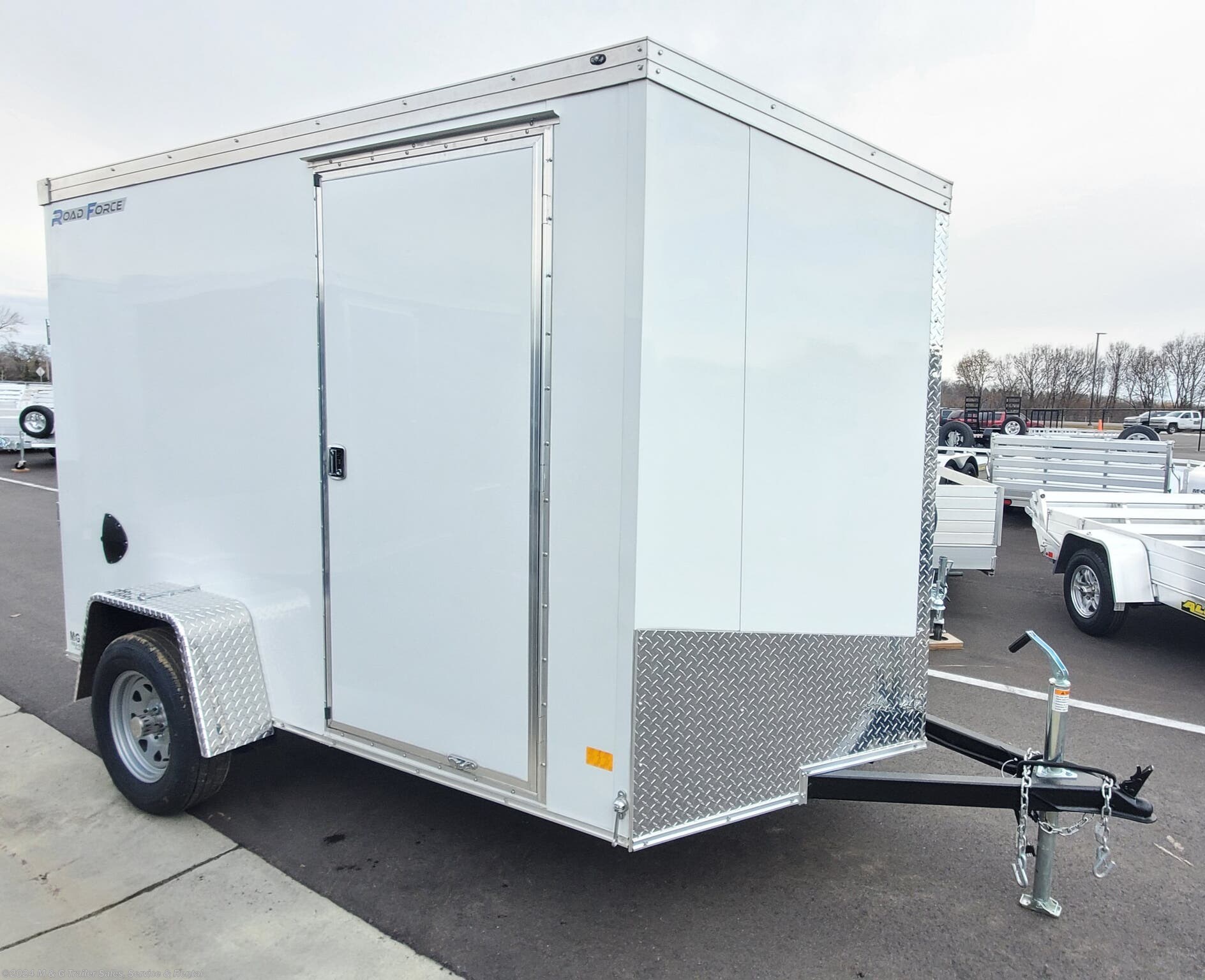 21 Wells Cargo Road Force 6x10 Single Axle Cargo Trailer White Cargo Trailer For Sale In Ramsey Mn