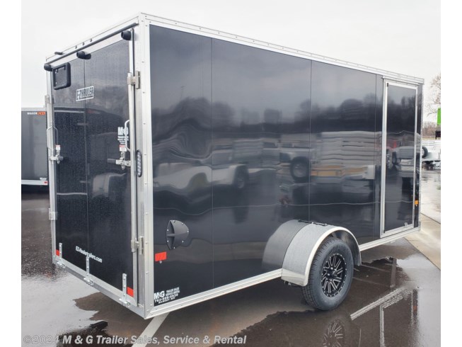 21 E Z Hauler 6x14 Enclosed Cargo Black Cargo Trailer For Sale In Ramsey Mn