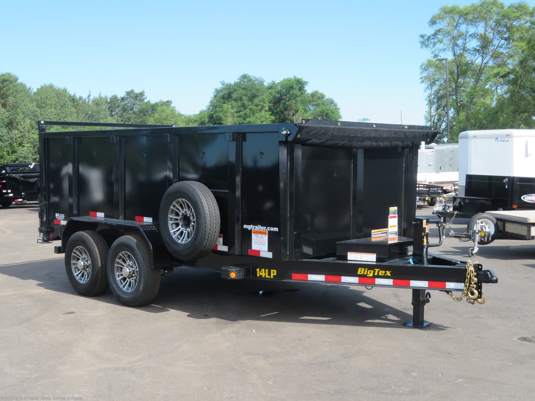 21 Big Tex 14lp 14 With 4 High Side Dump Heavy Duty Trailer For Sale In Ramsey Mn