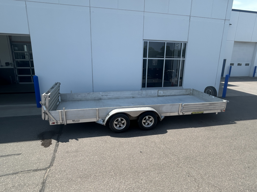 Used 2021 ALUMA 81X20 ALUMINUM ATV/UTILITY TRAILER 7K W/ SPARE TIRE AND MOUNT available in Ramsey, Minnesota