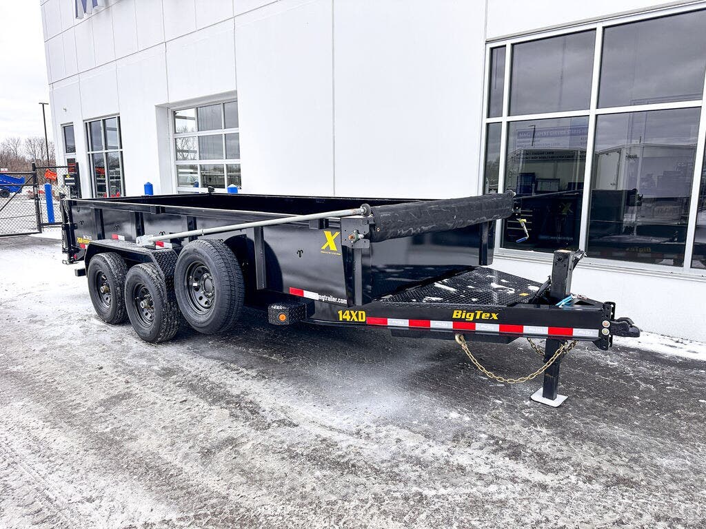 2025 BIG TEX 14XD-16 83X16 15.4K DUMP TRAILER - BLACK