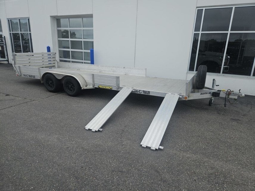 Used 2023 ALUMA 81x22 Utility Trailer 7k Aluminum available in Ramsey, Minnesota