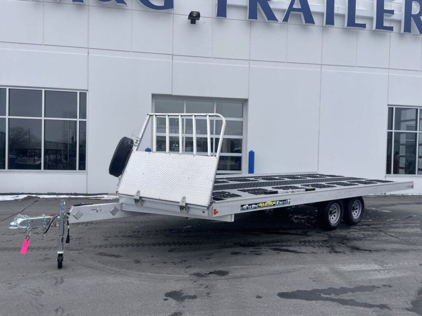 New 2024 ALUMA 8620DH/14 Aluminum Snowmobile/UTV Trailer available in Ramsey, Minnesota