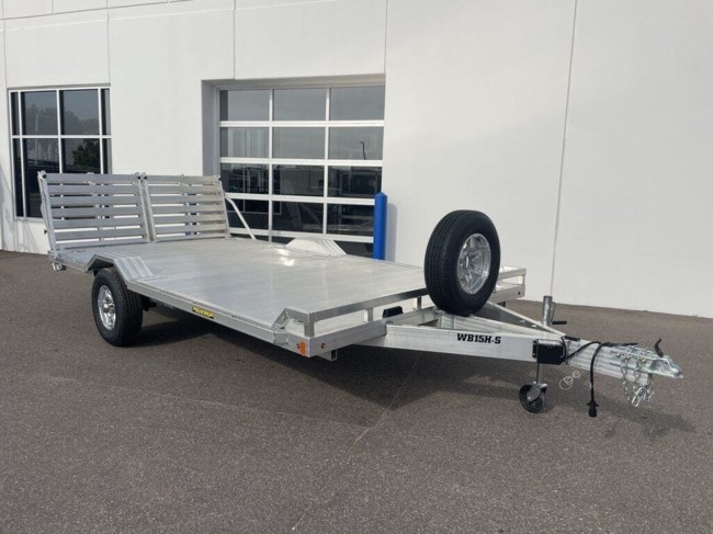 2024 ALUMA WB15H 101.5x15 Aluminum Wide Bodu Utility Trailer - SCRATCH & DENT!