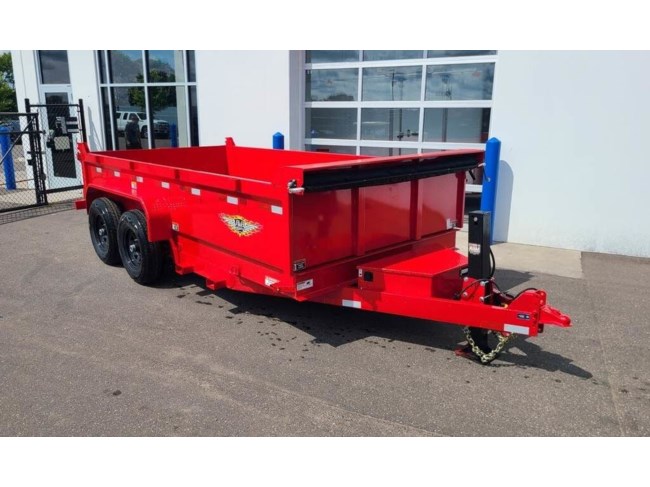 2024 H&H 83X16 14K DUMP TRAILER - RED