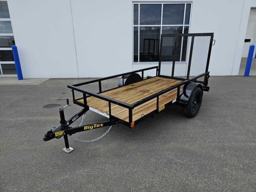 New 2024 BIG TEX 30ES-10 60x10 Rail Side Utility Trailer available in Ramsey, Minnesota