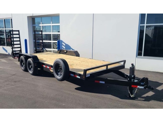 2024 H&H 82X20 (18+2) 14K Equipment Trailer - Black