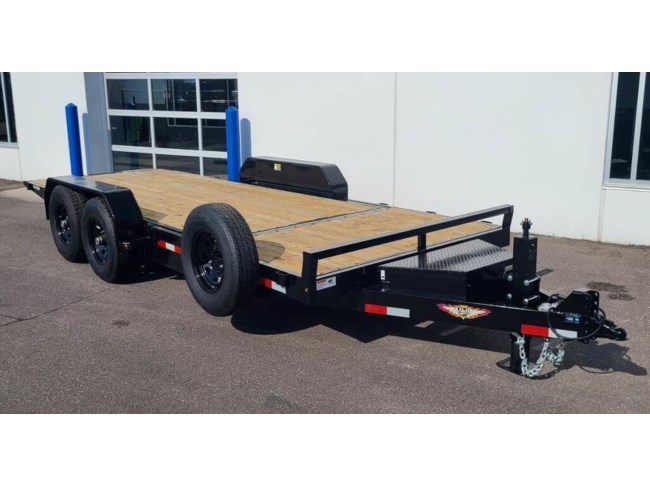 2024 H&H 82X20 (16+4) 14K GRAVITY TILT EQUIPMENT TRAILER - BLACK