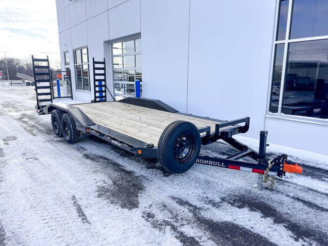 2024 IRONBULL 102x20 (17+3) 10K WIDE BODY EQUIPMENT TRAILER - BLACK