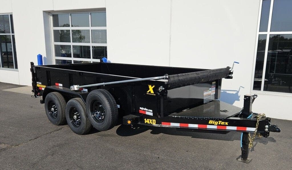 2025 BIG TEX 14XD-14 83X14 15.4K DUMP TRAILER - BLACK