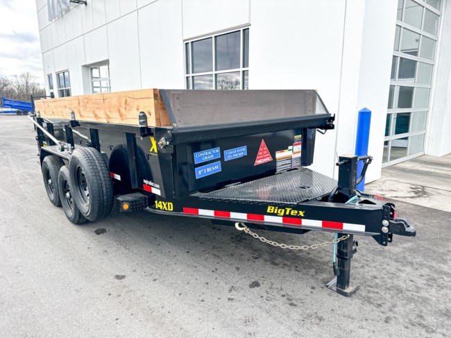 2025 BIG TEX 14XD-14 83X14 15.4K DUMP TRAILER - BLACK
