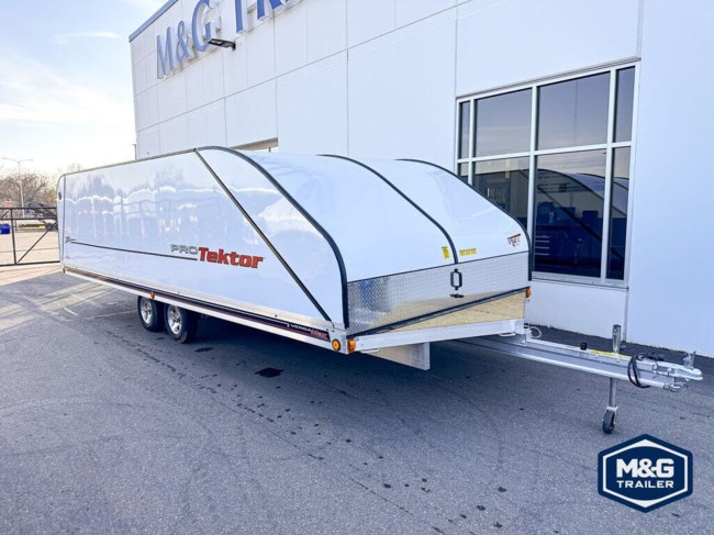 2025 FLOE 8.5x22 PROTEKTOR 4 PLACE ENCLOSED SNOWMOBILE TRAILER - WHITE