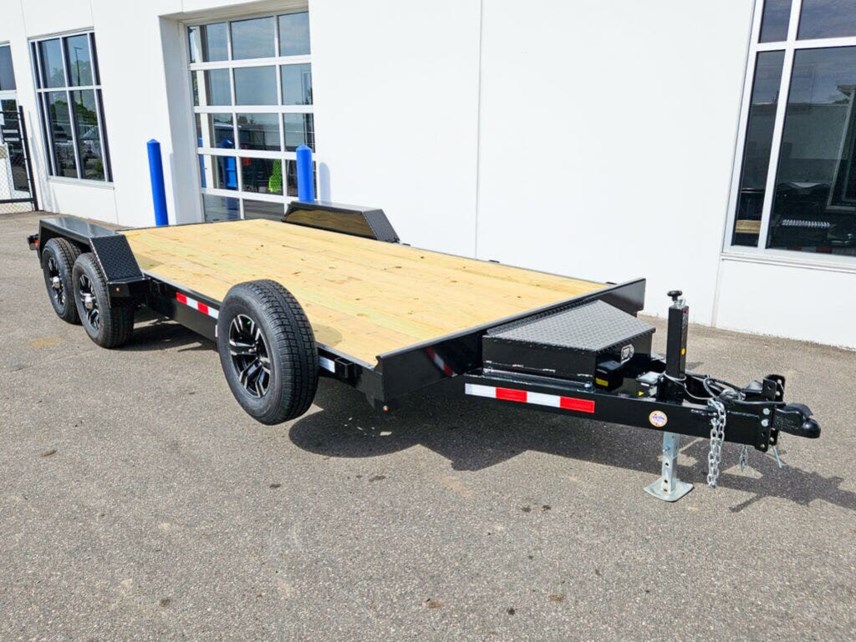 New 2025 MIDSOTA 82X20 (16+4) 10K OPEN CAR HAULER - BLACK available in Ramsey, Minnesota