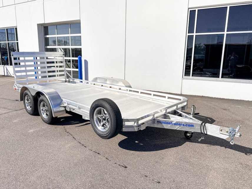 New 2025 MISSION TRAILERS 7816TA ALUMINUM UTILITY TRAILER -FULL RAMP available in Ramsey, Minnesota