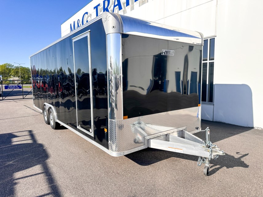 New 2025 EZ-HAULER 8.5X24 10K ENCLOSED CAR HAULER - 7' INTERIOR - BLACK available in Ramsey, Minnesota