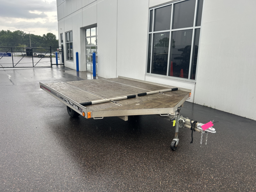 Used 2001 FLOE 10FT SA OPEN ALUMINUM SNOWMOBILE TRAILER available in Ramsey, Minnesota