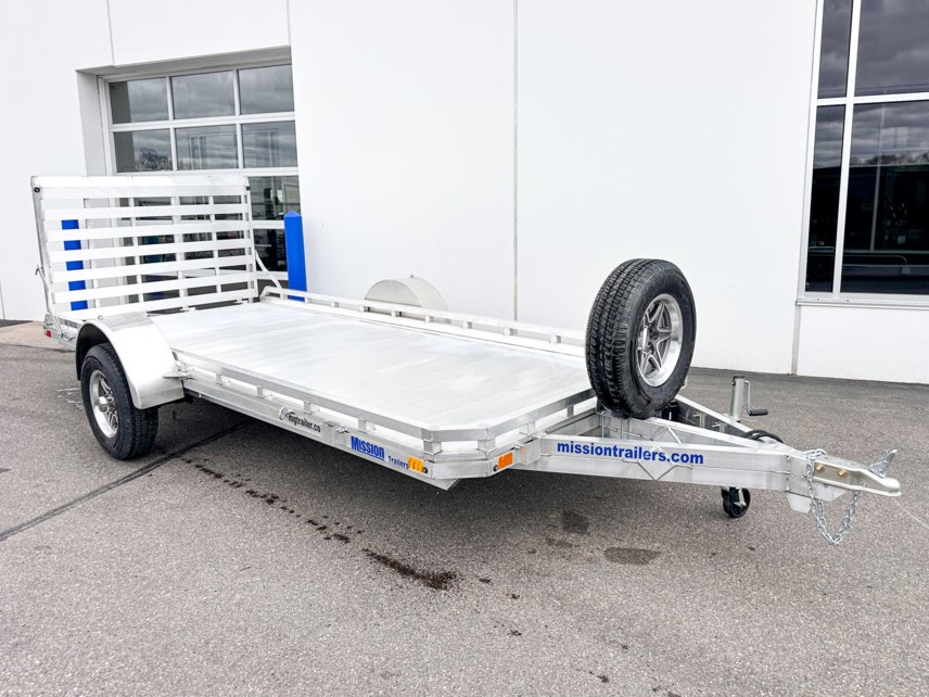 New 2025 MISSION TRAILERS 6.5X15 4.4K ALUMINUM UTILITY TRAILER available in Ramsey, Minnesota
