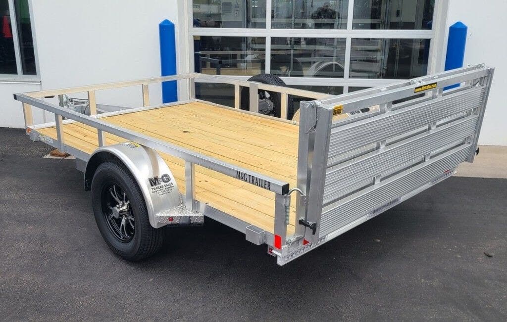 2025 H&H 76X10 ALUMINUM RAIL SIDE UTILITY TRAILER