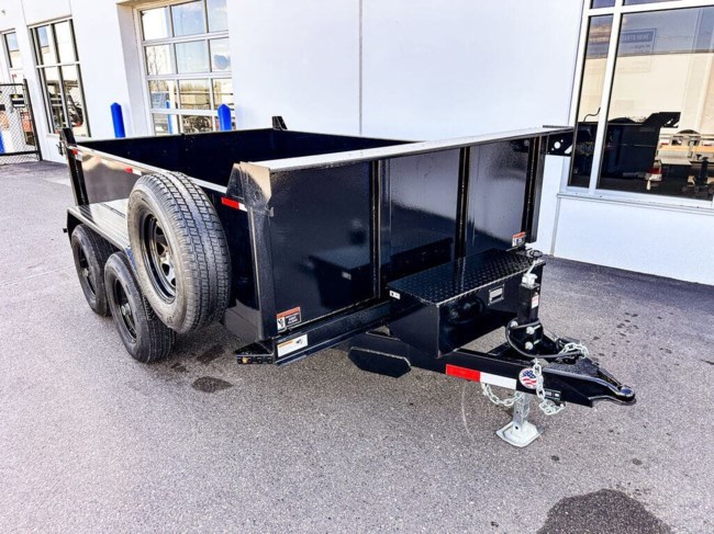 2025 H&H 76x10 10K DUMP TRAILER - BLACK