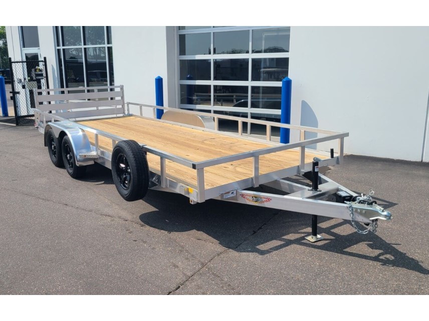 New 2025 H&H 82X20 ALUMINUM RAIL SIDE UTILITY TRAILER available in Ramsey, Minnesota