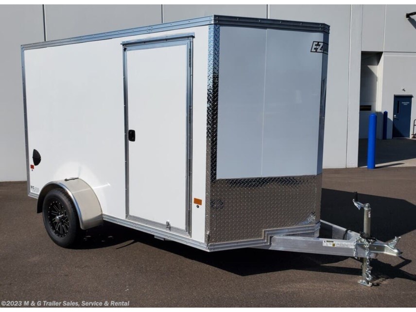 New 2024 EZ-HAULER 6X12 ALUMINUM ENCLOSED CARGO TRAILER - 6'6" INTERIOR - WHITE available in Ramsey, Minnesota
