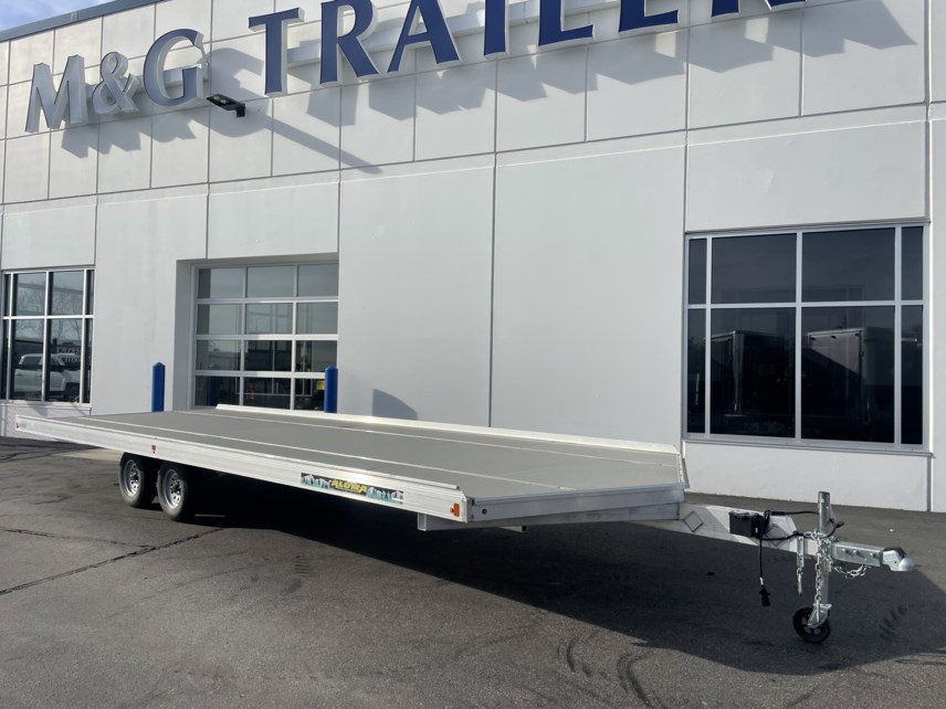 New 2023 ALUMA 8624 D Tandem Axle Aluminum 4-Place Snowmobile Trailer available in Ramsey, Minnesota