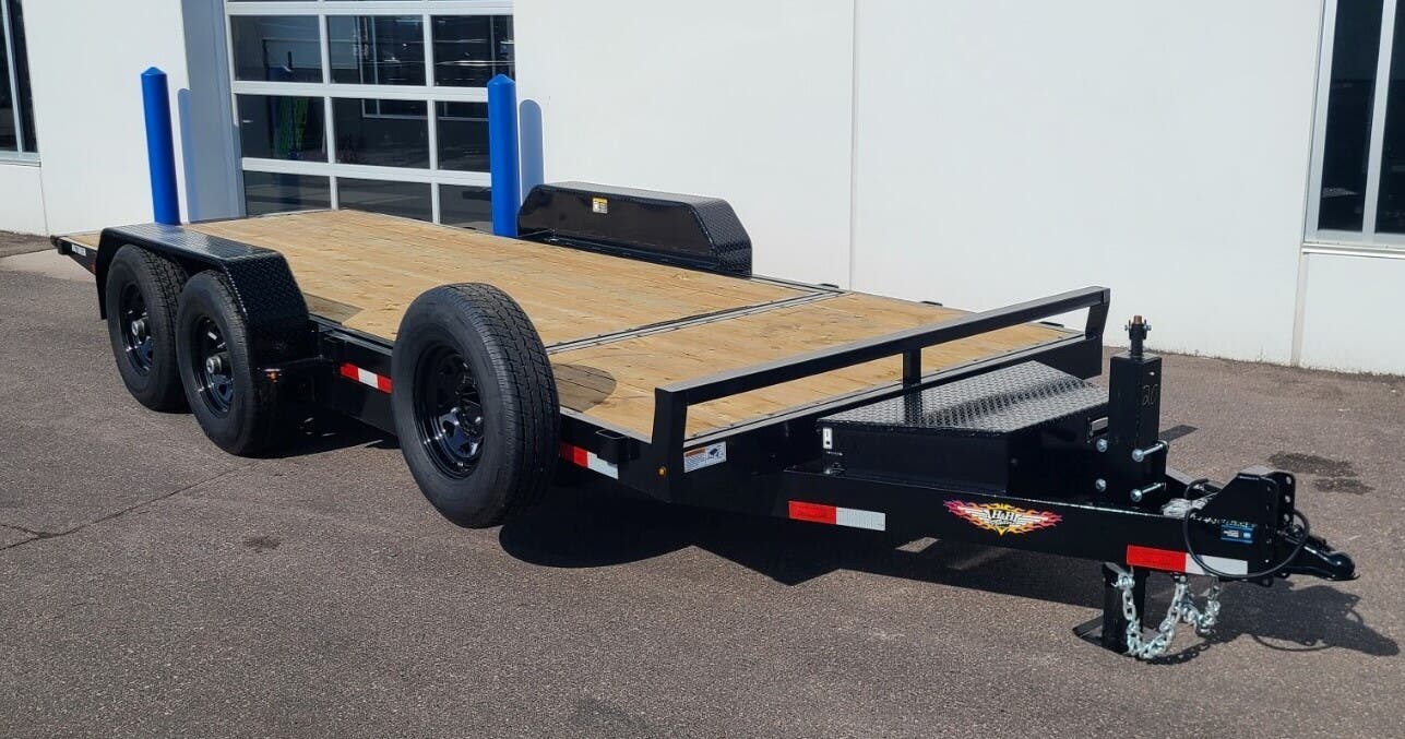 2024 H&H 82X20 (16+4) GRAVITY TILT EQUIPMENT TRAILER - BLACK