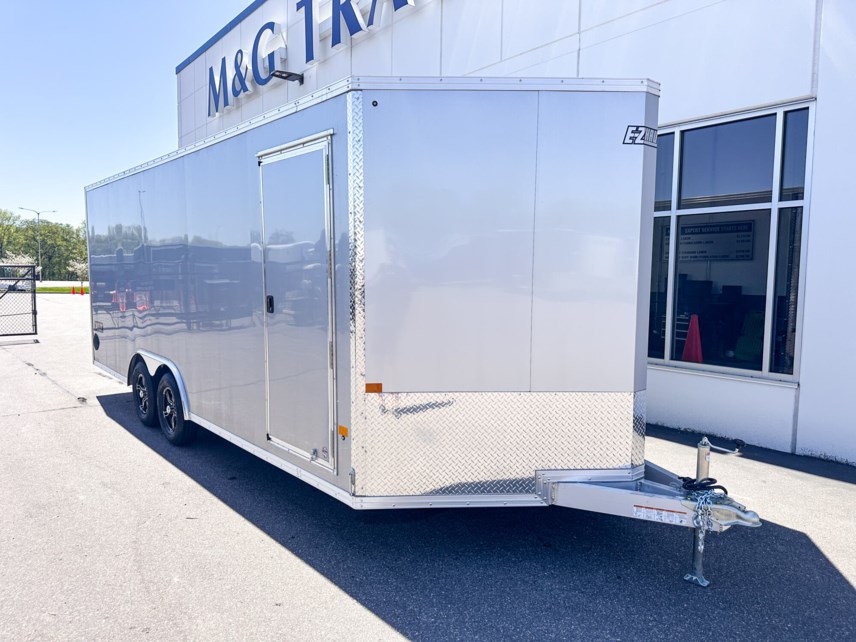 New 2025 EZ-HAULER 8.5X20 XLT PRO ENCLOSED CAR HAULER - 6'10" INTERIOR - SILVER available in Ramsey, Minnesota