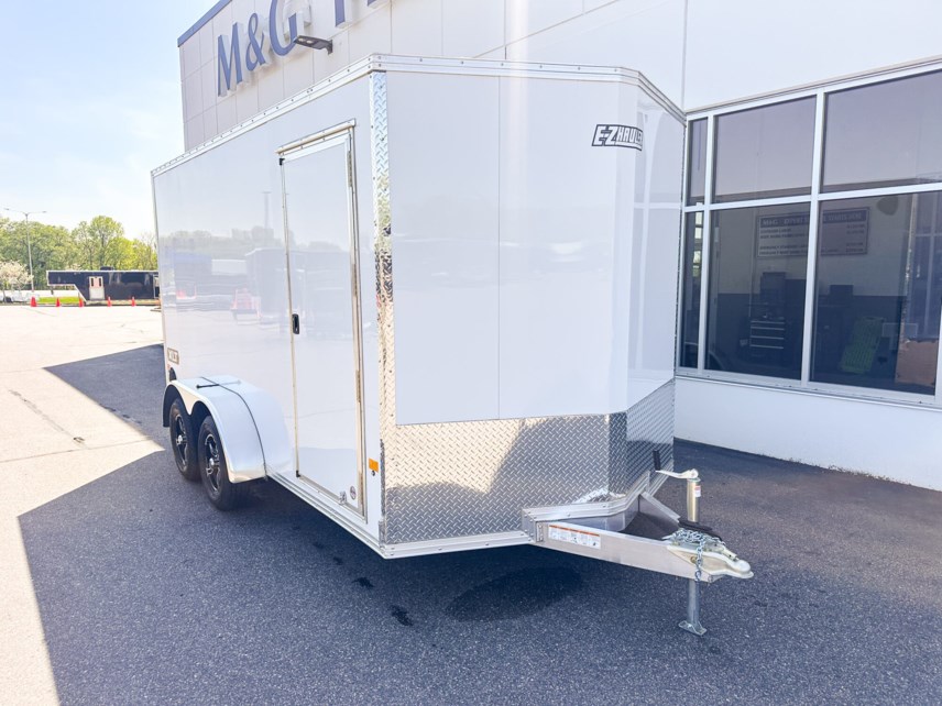 New 2025 EZ-HAULER 7X14 XLT PRO ENCLOSED CARGO TRAILER 6'10" INTERIOR - WHITE available in Ramsey, Minnesota