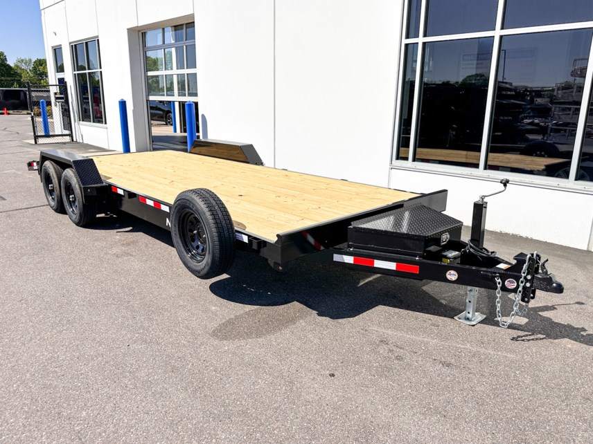 New 2025 MIDSOTA 82X22 (18+4) 10K OPEN CAR HAULER - BLACK available in Ramsey, Minnesota