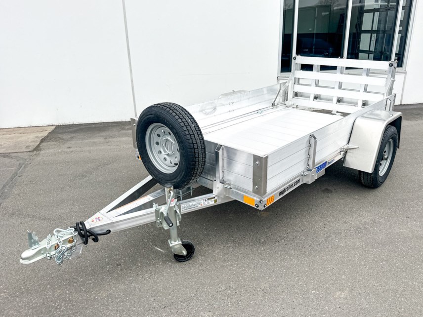 New 2025 MISSION TRAILERS 548 ALUMINUM UTILITY TRAILER - 10"SIDES - BIFOLD RAMP available in Ramsey, Minnesota