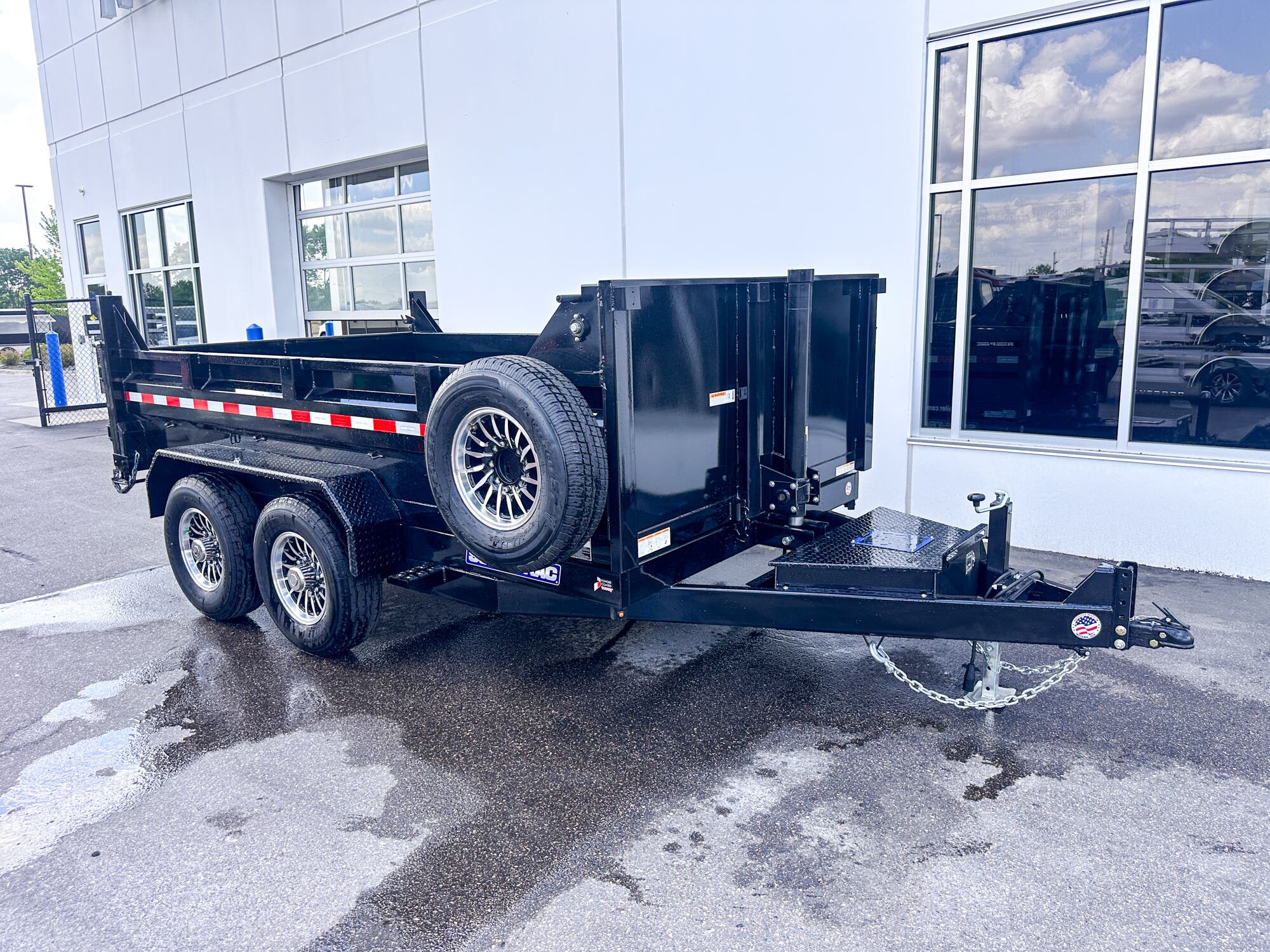 2025 SURE-TRAC 82x12 12K TELESCOPIC DUMP TRAILER-BLACK