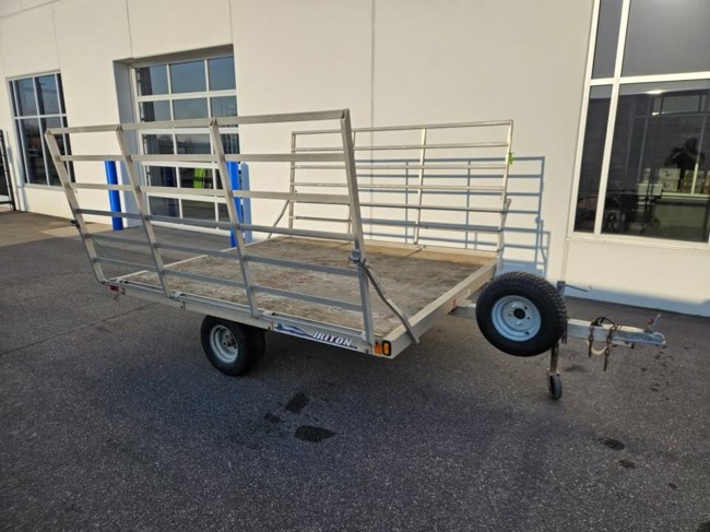 2004 TRITON TRAILERS 5X8 SL-8 ALUMINUM DECKOVER TRAILER 2K